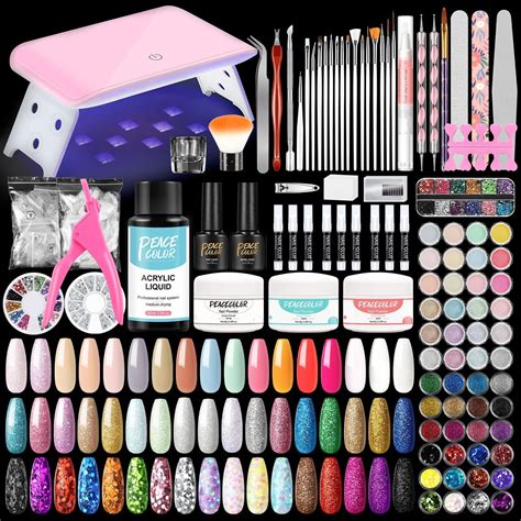 Amazon.com: Acrylic Nail Kit for Beginners with Everything Nail Kit ...