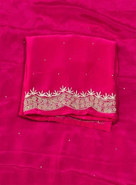 Hot pink | Crepe Suit | Wedding | Party Wear | Ring Ceremony | Festiva ...