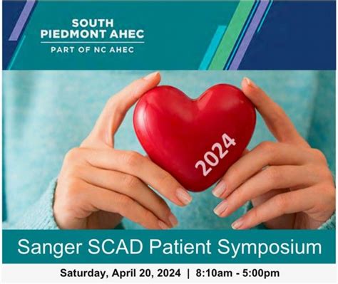 2024 Sanger SCAD Patient Symposium in Charlotte, NC, Atrium Health ...