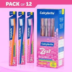 calcybrite Zest SENSITIVE+ Ultra Soft Toothbrush - Buy Baby Care ...