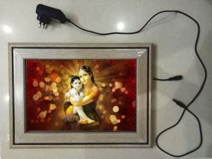 anshul internet point , KRISHNA WITH YASHODA , LED Religious Frame ...