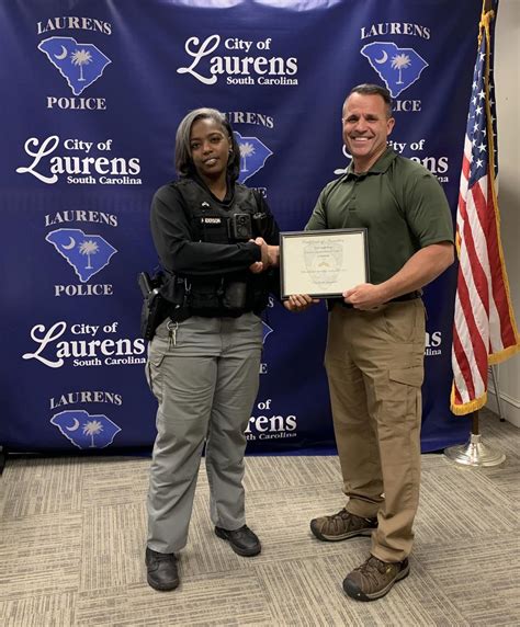 Laurens Police Department Congratulates Officers on Promotions - Who's ...