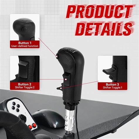 Buy USB Truck Simulator Shifter Gearshift Knob for ATS & ETS2 Racing ...