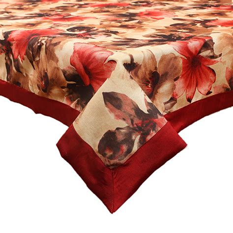 Buy Kuber Industries Checkered Cotton 6 Seater Dining Table Cover ...