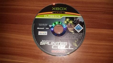 Image result for Xbox Og Splinter Cell Demo Disc