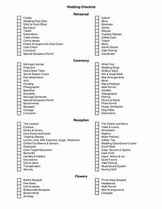 Outdoor Wedding Checklist by 2020 Wedding Checklist Template Fillable Printable Pdf Outdoor Wedding Checklist