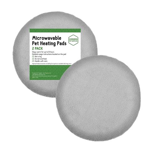 Buy 2-Pack 9 Round Microwave Pet Heating Pad Online at Lowest Price in ...