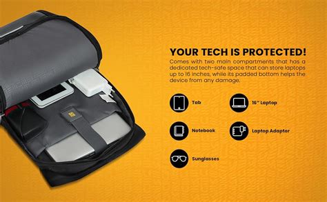 EUME Tourismo 36L Laptop Backpack Bag with 2 Large Compartment for Work ...