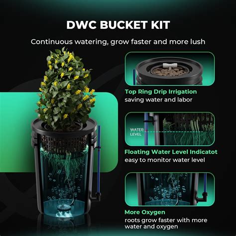 MARSHYDRO Mars Hydro DWC Hydroponics Grow System 5 Gallon Deep India | Ubuy