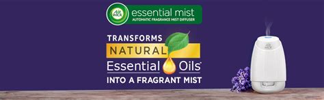 Airwick Essential Mist Automatic Fragrance Mist Diffuser Kit [Machine ...