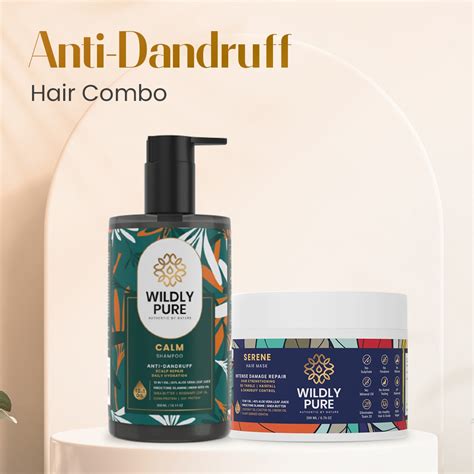 Dandruff Control Shampoo and Mask Combo with Hyaluronic Acid & Pirocto ...