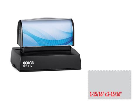 EOS 112 Pre-Inked Stamp | Rubber Stamp Warehouse