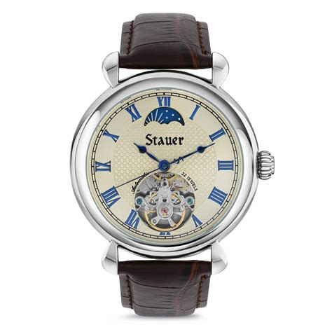 Stauer Copernicus Open Heart Automatic Watch For Men 42mm Case ...