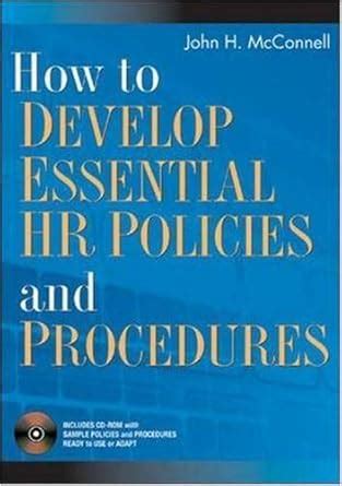 Buy How to Dvlp Essntl HR Policies and Prcdurs Book Online at Low ...