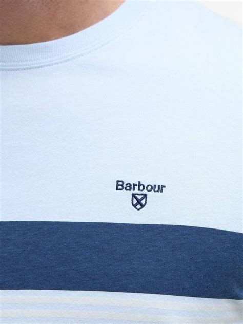 Barbour Braeside Cotton Regular Fit Short Sleeve Colour Block T-Shirt ...