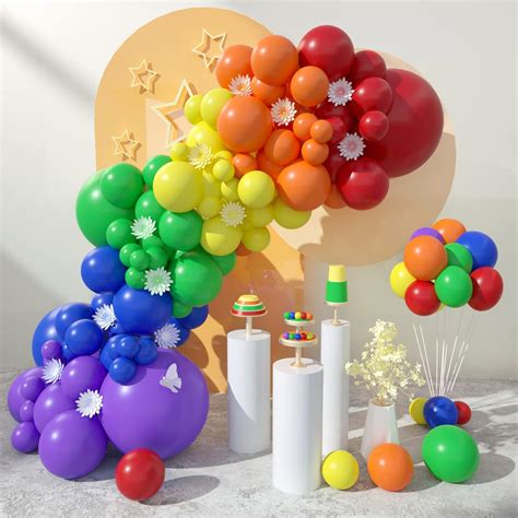 Henviro Rainbow Balloon Arch Kit - 102 Pcs 5101218 India | Ubuy