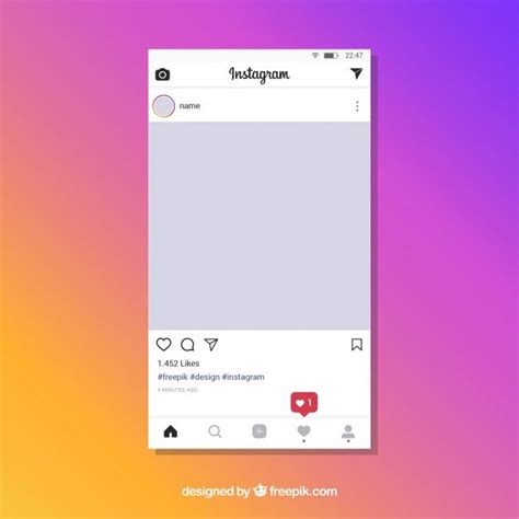 Editable Blank Instagram Template - Best Templates Resources
