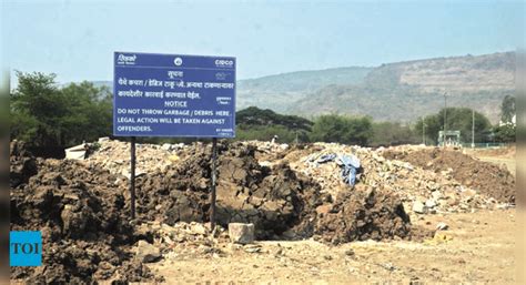 Debris Around Kharghar’s Ove Camp Area Killing Green Cover | Navi ...