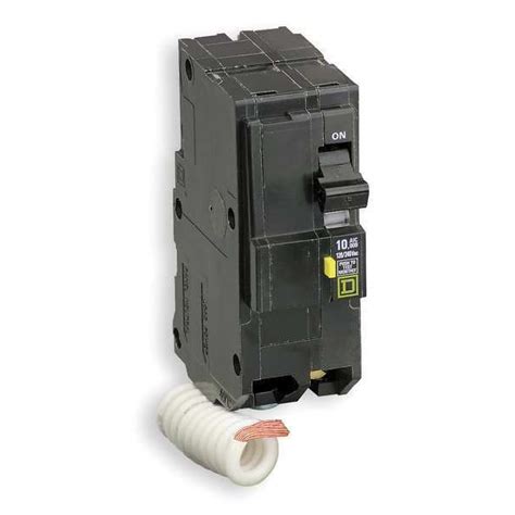SQUARE D 25A, 2 pole Miniature Circuit Breaker, QO, 120/240V AC, - QO225GFI