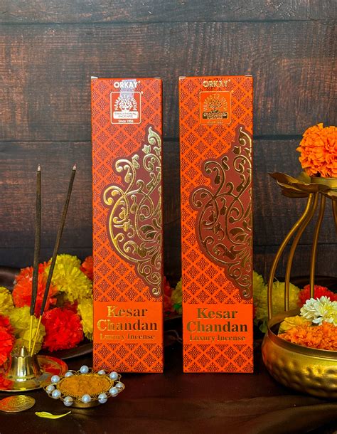 Kesar Chandan Luxury Incense Sticks | Premium Incense | Namaste India
