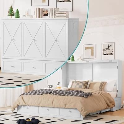 BALUS Murphy Bed, Queen Cabinet Murphy Beds with India | Ubuy