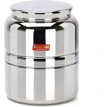 Buy Sumeet Stainless Steel Akhand - Jointless Milk Can/Oil Can/Milk ...