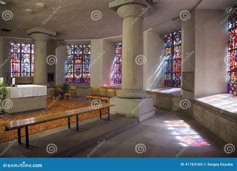 Ground Floor of Notre-Dame Cathedral, Luxembourg Editorial Image ...