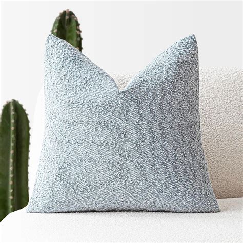 Amazon.com: Foindtower Modern Textured Boucle Throw Pillow Covers ...