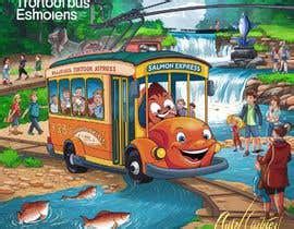 Classic Cartoon Illustration advertisement for tour company to fish ...