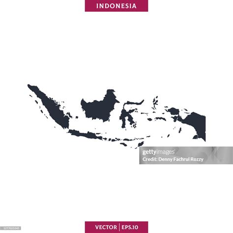 Map Of Indonesia Vector Illustration Design Template High-Res Vector Graphic - Getty Images