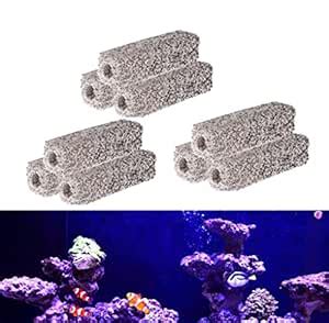 Vayinato Aquarium Filter Media, 10 Pcs - Fish Tank Ceramic Bio Media ...