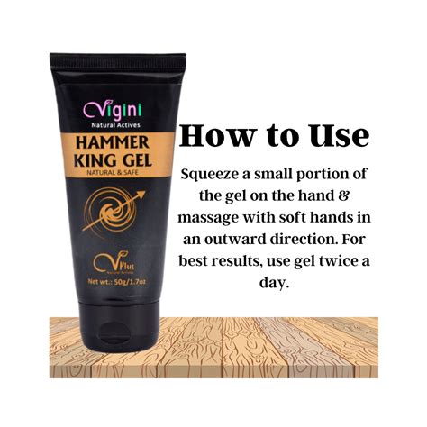 Vigini Hammer King Lubricant Lube Gel 50 gm - Cureka - Online Health ...
