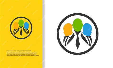 Mask man performing logo design illustration | Premium Vector