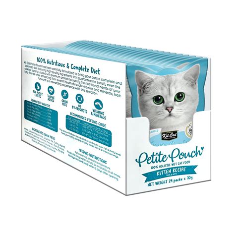 Kit Cat Petite Pouch Complete & Balanced Wet Cat Food - Kitten Tuna in ...