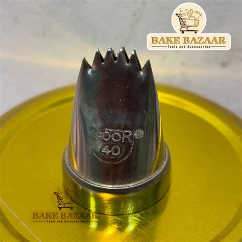 Steel Nozzle No.40 (Fluted Frilled Ribbon) – BAKE BAZAAR