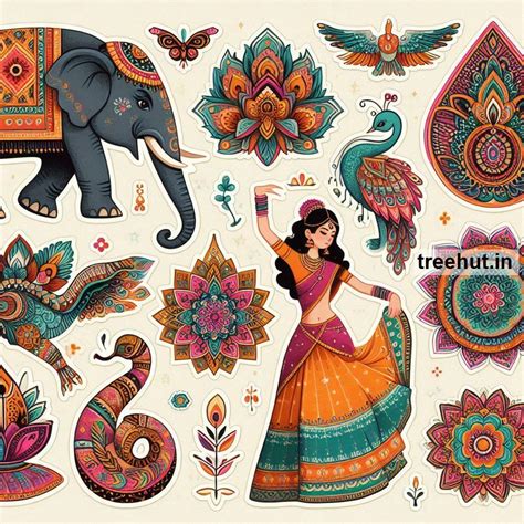 Printable India Stickers and 20 Craft Activities for Kids, Adults ...