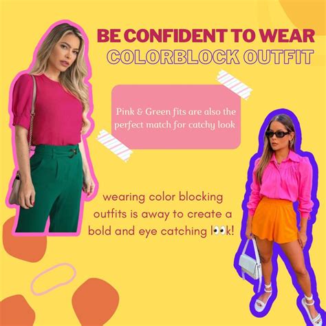 Image result for Colorblock Outfits