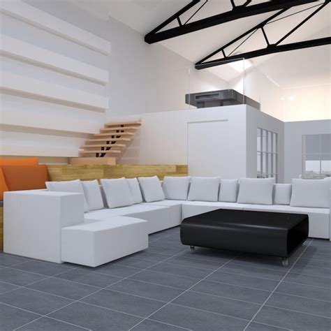 Crossville ChromaCode 8-Pack Steel/Semi-polished 12-in x 24-in Lappato ...