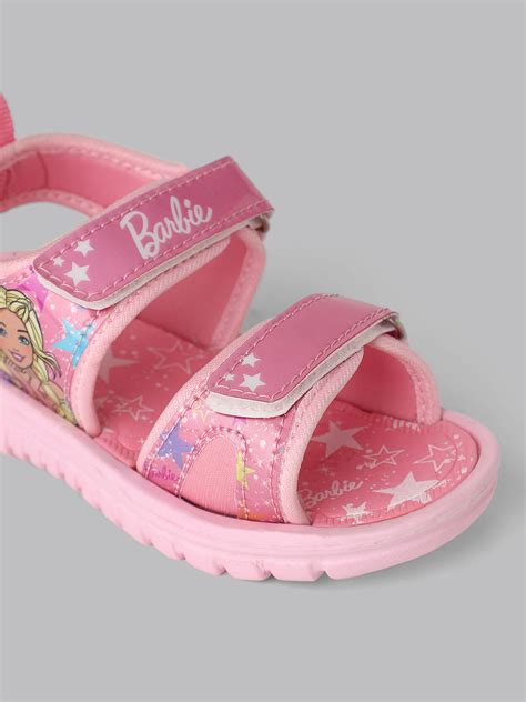 Kids Girls Barbie Printed Pink Sandals – Kidsville