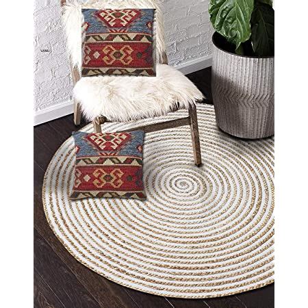 Buy AIESY - Live Beautiful ! Handwoven Jute Rug, Reversible Doormat for ...
