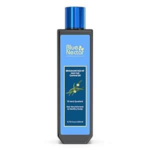Buy Blue Nectar Briganantadi Hair Fall control & Healthy Scalp Oil (200 ...