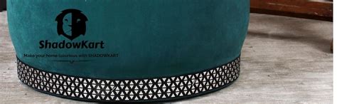 Shadowkart Ottoman Pouffes Sitting Mudda Puffy Stool for Living Room ...