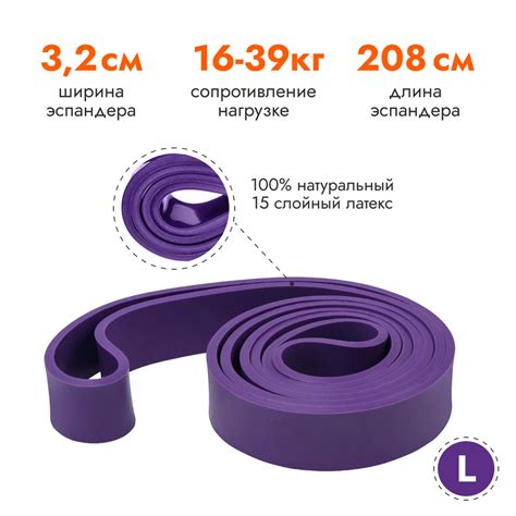 Резинка для фитнеса, эспандер - купить в интернет-магазине OZON с ...