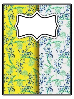 4 Earth Day Binder Covers and Spines school resource by Swati Sharma