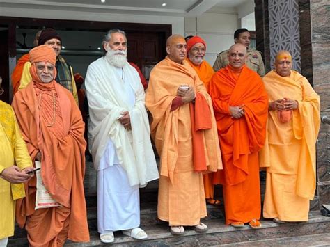 Madhavapriyadas Swami of SGVP Gurukul was present at the Ayodhya ...