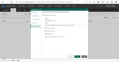 Backup Process for Tenant - Cyfuture Cloud