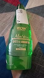 WOW Skin Science 99% Pure Aloe Vera Gel for Face, Skin & Hair - 150ml ...