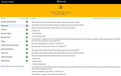 Microsoft Outlook down: Company acknowledges widespread disruption ...