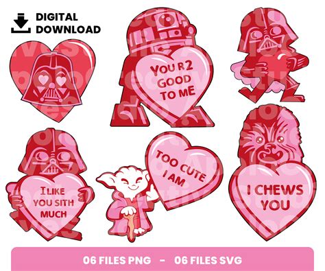 Star Wars Valentine Clip Art Kylo Ren Valentines Day Cards (For Fans