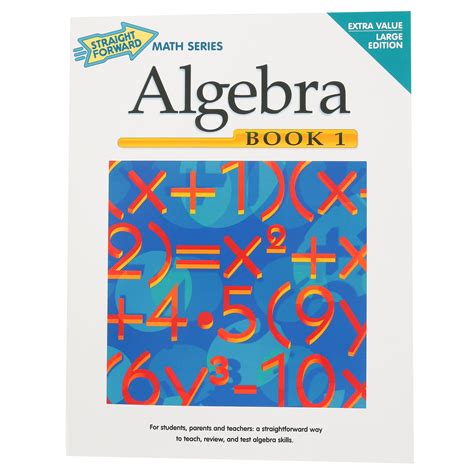 Algebra Book 1 Straight Forward Math Workbook, Grades 7 to 12 | Mardel ...